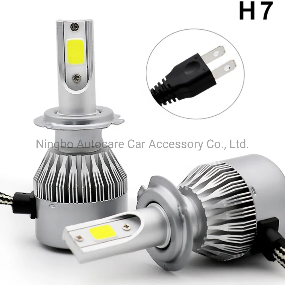 Светодиодная фара C6 LED для авто 9005 9006 9007 H1 H3 H4 H7 H11