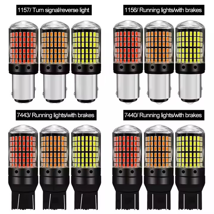 Лампы стоп-сигналы поворотники 1156 1157 7440 7443