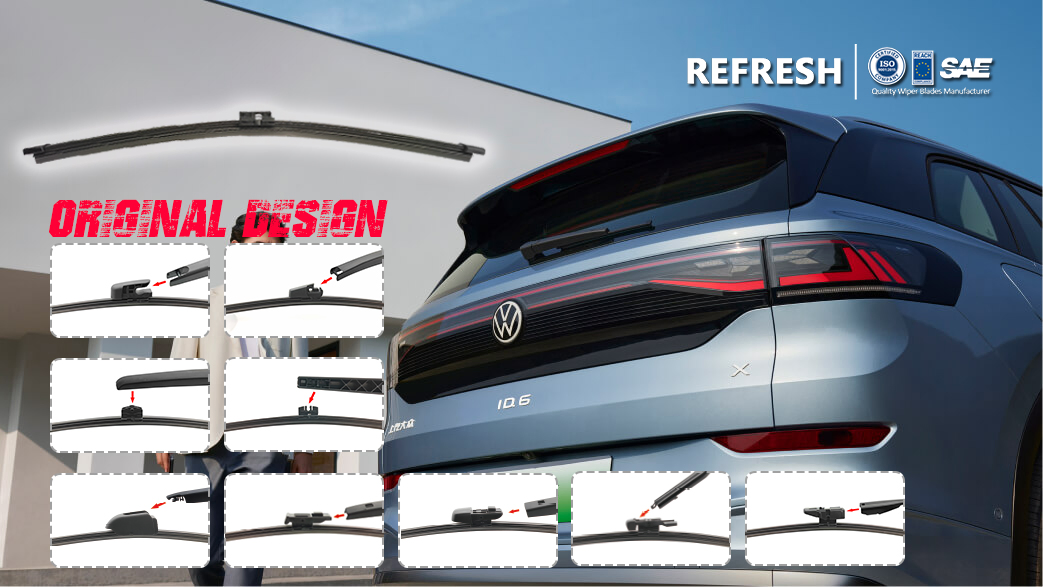 Refresh 10''-18'' Universal Rear Wiper Blade Multi-Fit Rear Windscreen Wipers