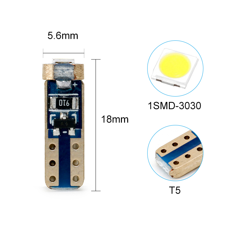 Светодиодные лампы BKR-T10-14 для авто, 5W