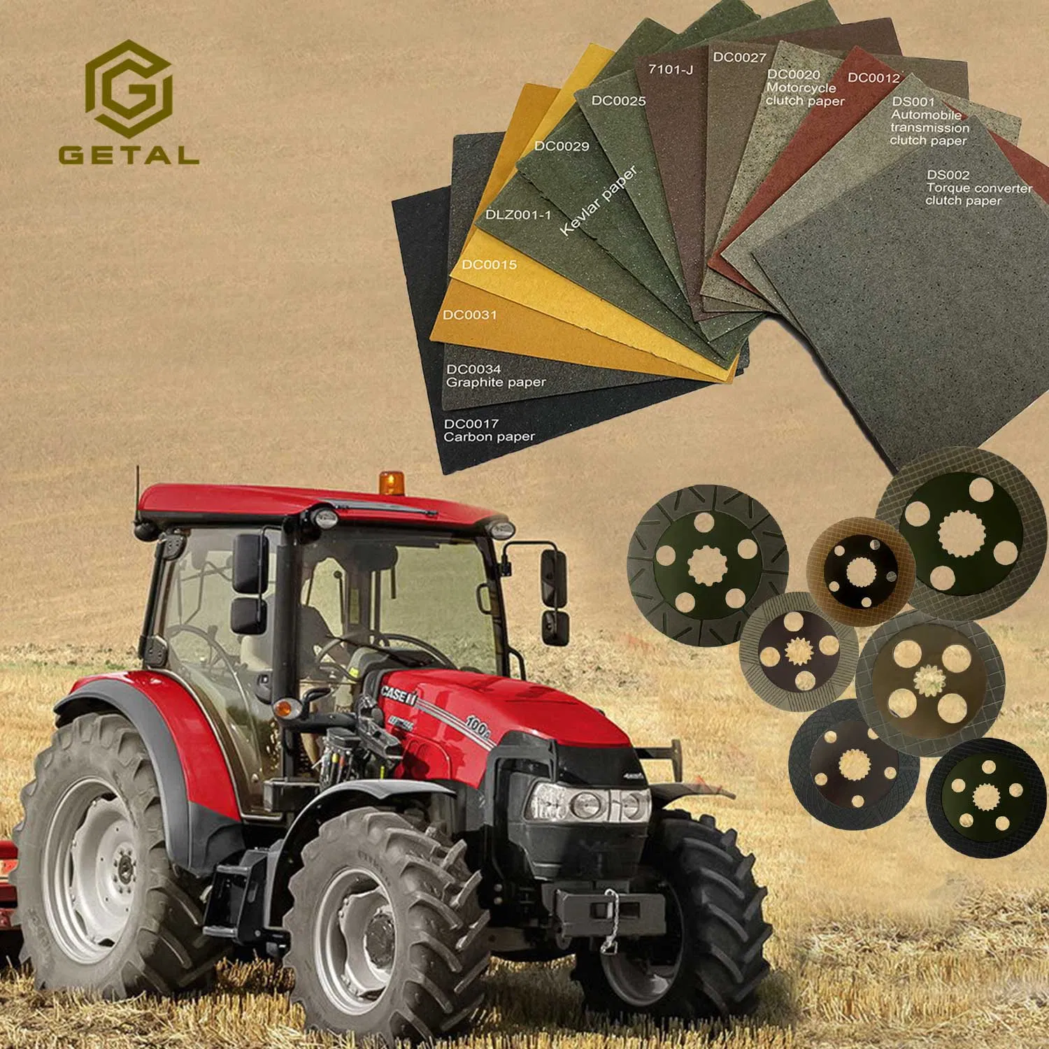 Фрикционная бумага для тормозных дисков Getal