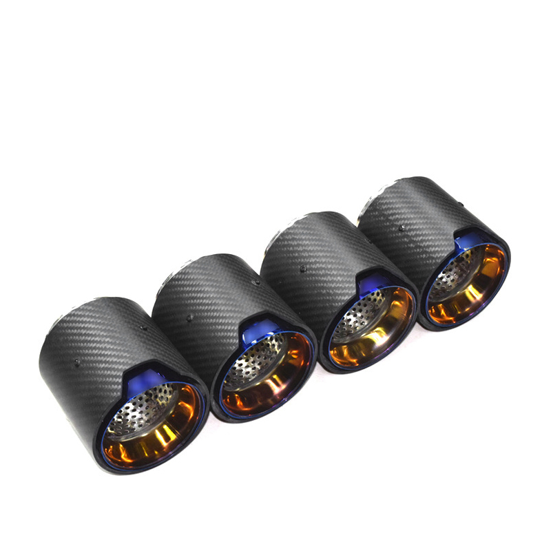 Карбоновые насадки на глушитель M Performance черные