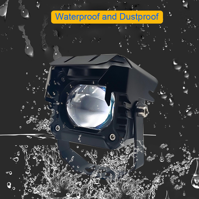 High Brightness Large Monocular Spotlights LED Motorcycle External Auxiliary Spotlights Modified LED Headlight