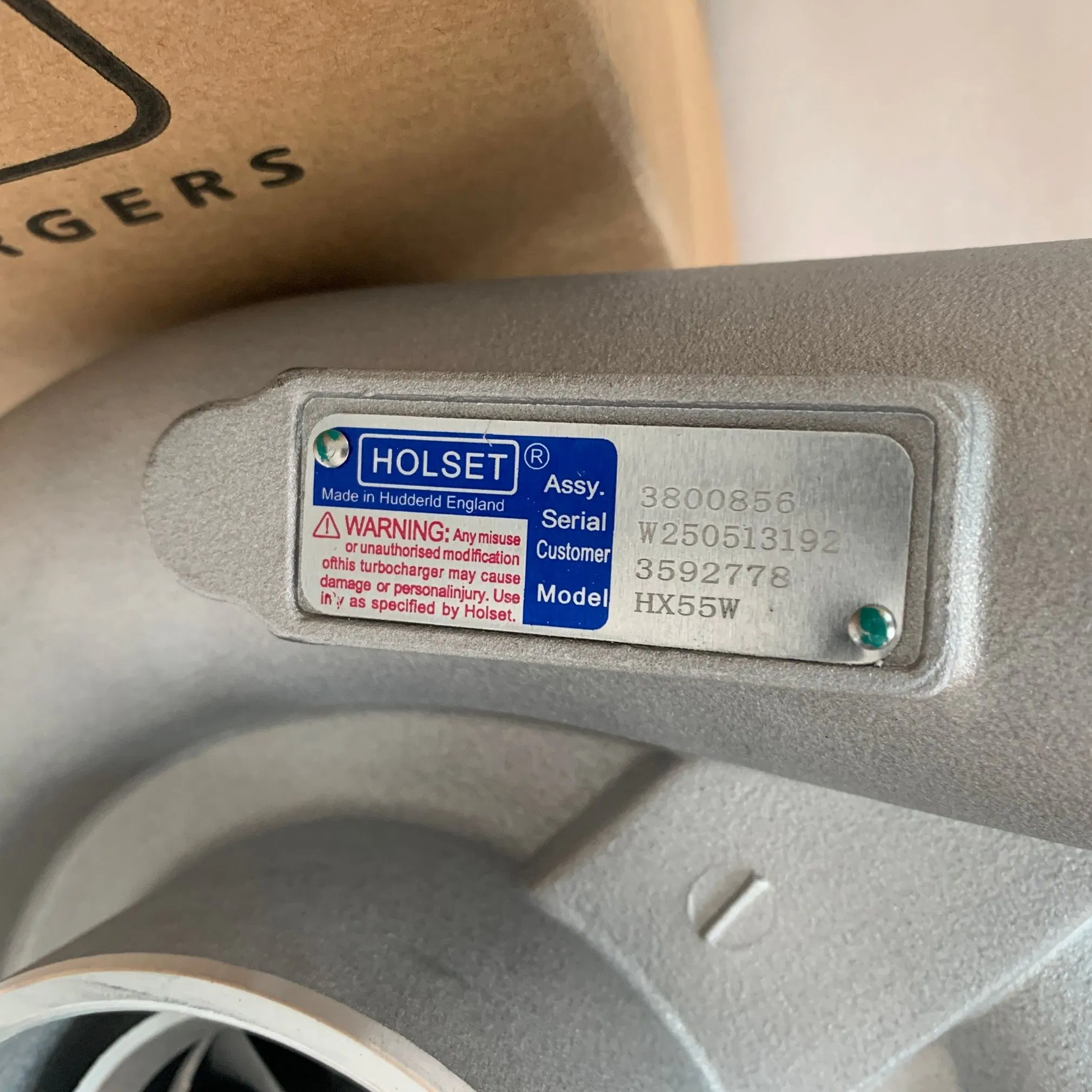 Турбокомпрессор Holset HX55W для Cummins M11/QSM11