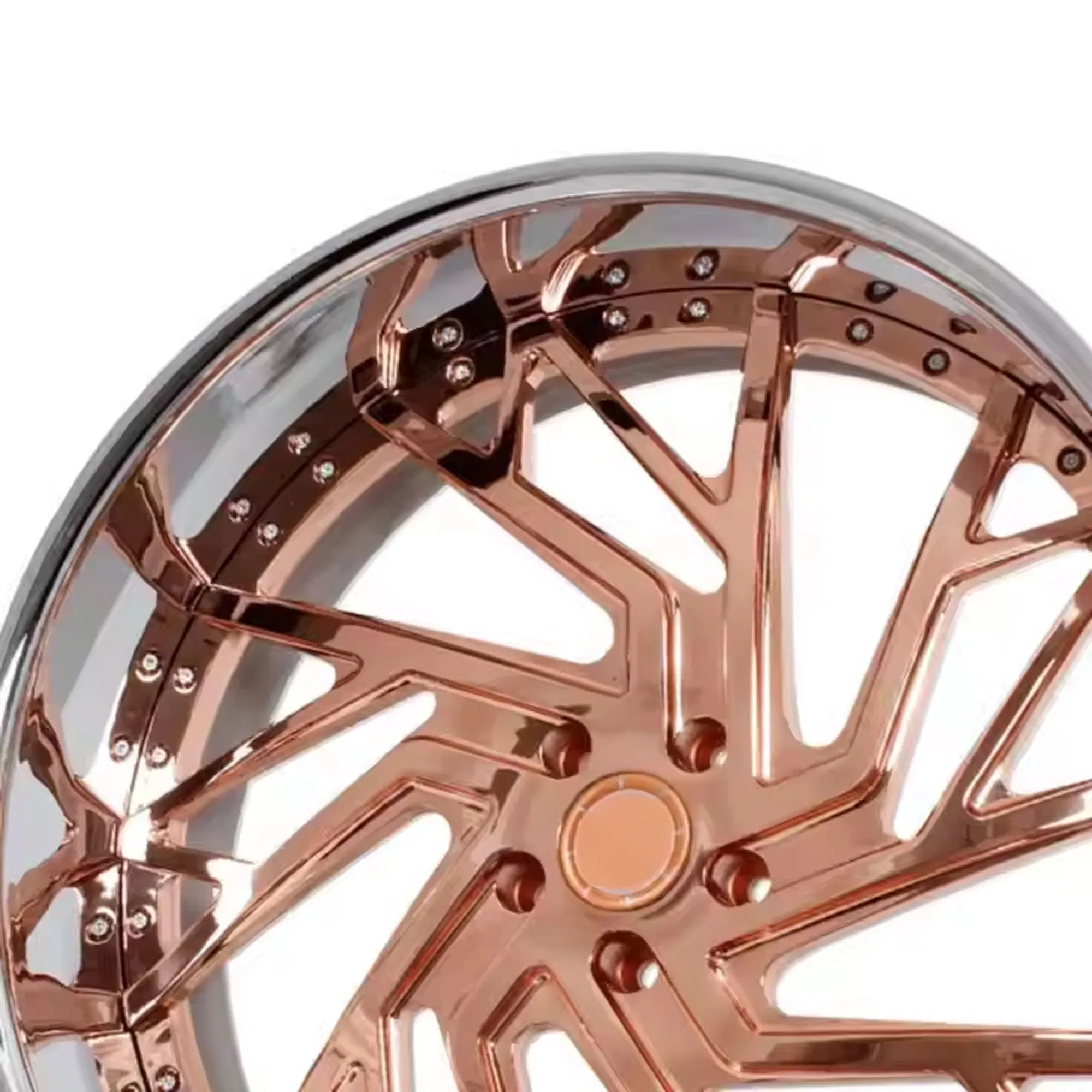 Литые диски RCSR Deep Dish для авто, хром, золото, 13-30 дюймов