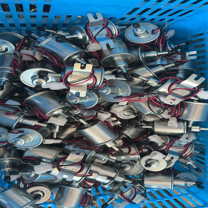 Hep02A Gas Diesel Inline Low Pressure Electric Fuel Pump Silvery