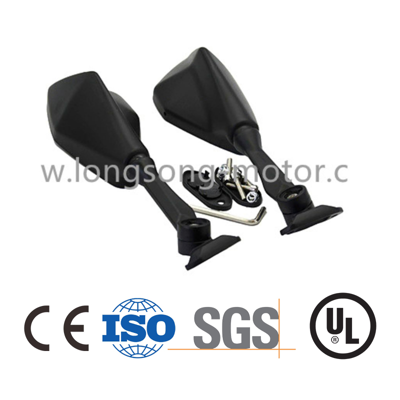 Kawasaki Ninja 250 Motorcycle Rearview Mirrors Parts Side E-MARK Reflector Rearview Mirror