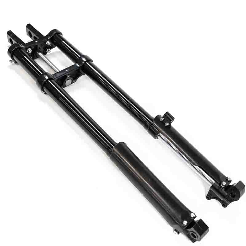 Вилка передняя Springer для мотоцикла, хром/черная