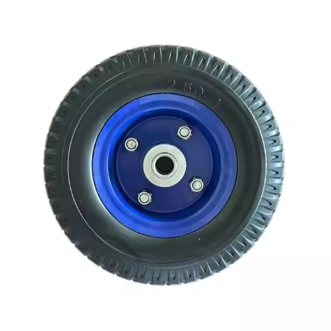 Durable Heavy Duty Wheelbarrow PU Foam Solid Wheel PU Foam Wheel Tire Polyurethane Truck Tire 2.50-4