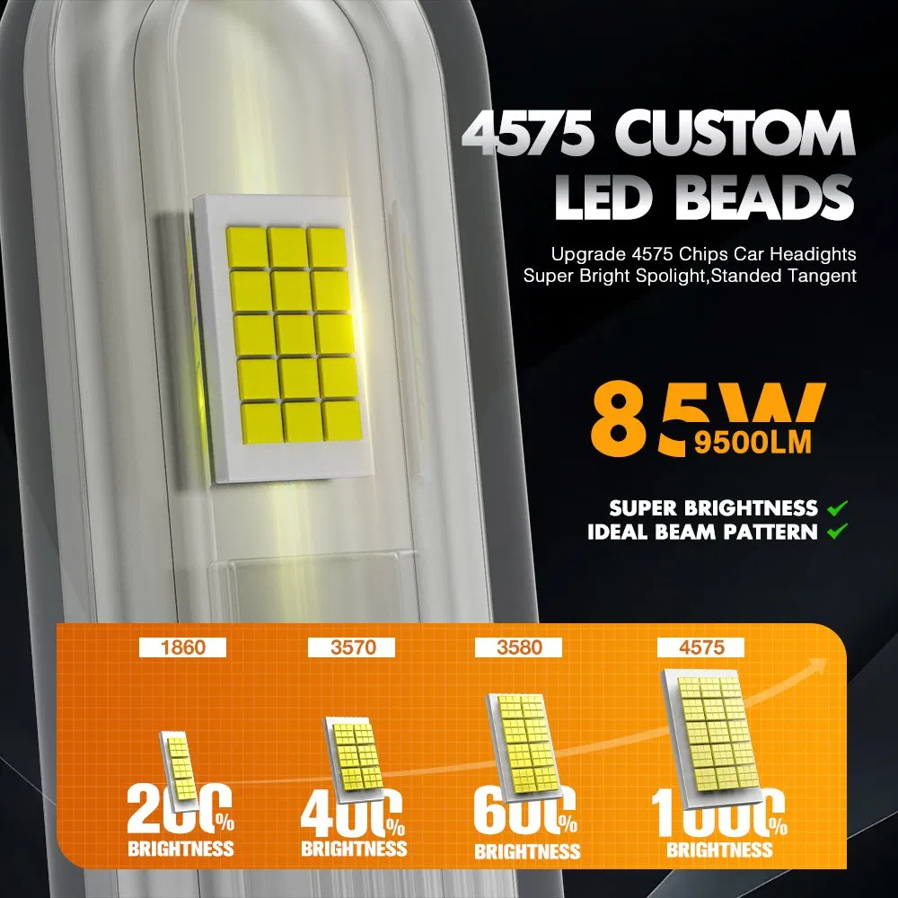 Bkr Car LED Light High Power 170W Bulb LED Headlight Auto Lamps H1 H4 H7 for Car Headlight