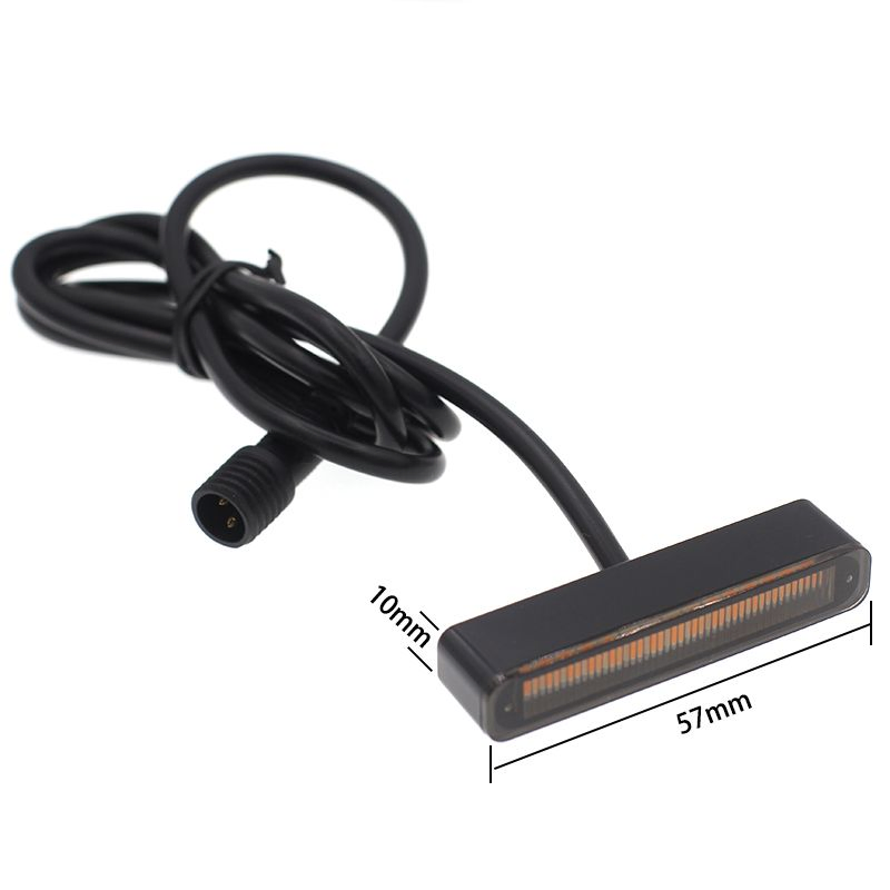 Светодиодные габаритные огни в решетку радиатора, дымчатый янтарь