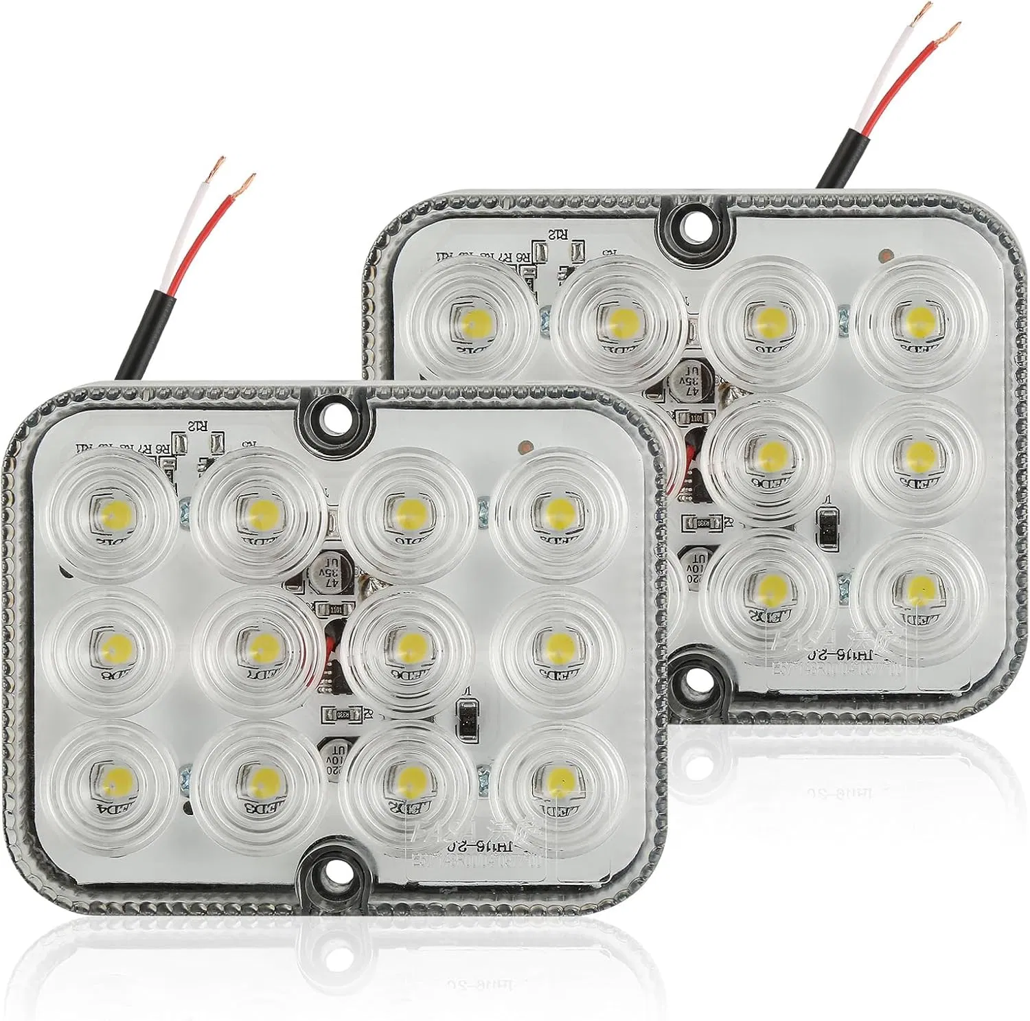 12V LED Reversing Backup Lights for Trailers, Trucks, Caravans, Tractors, Agricultural Tractors, LED Rear Lights,