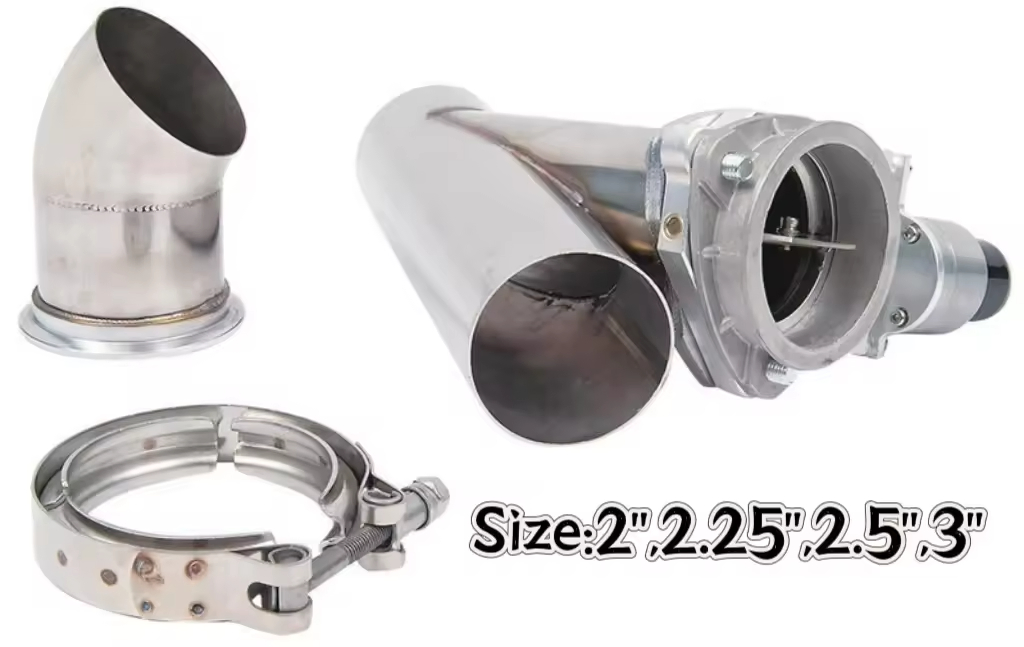 Электрический клапан глушителя из нержавеющей стали 304