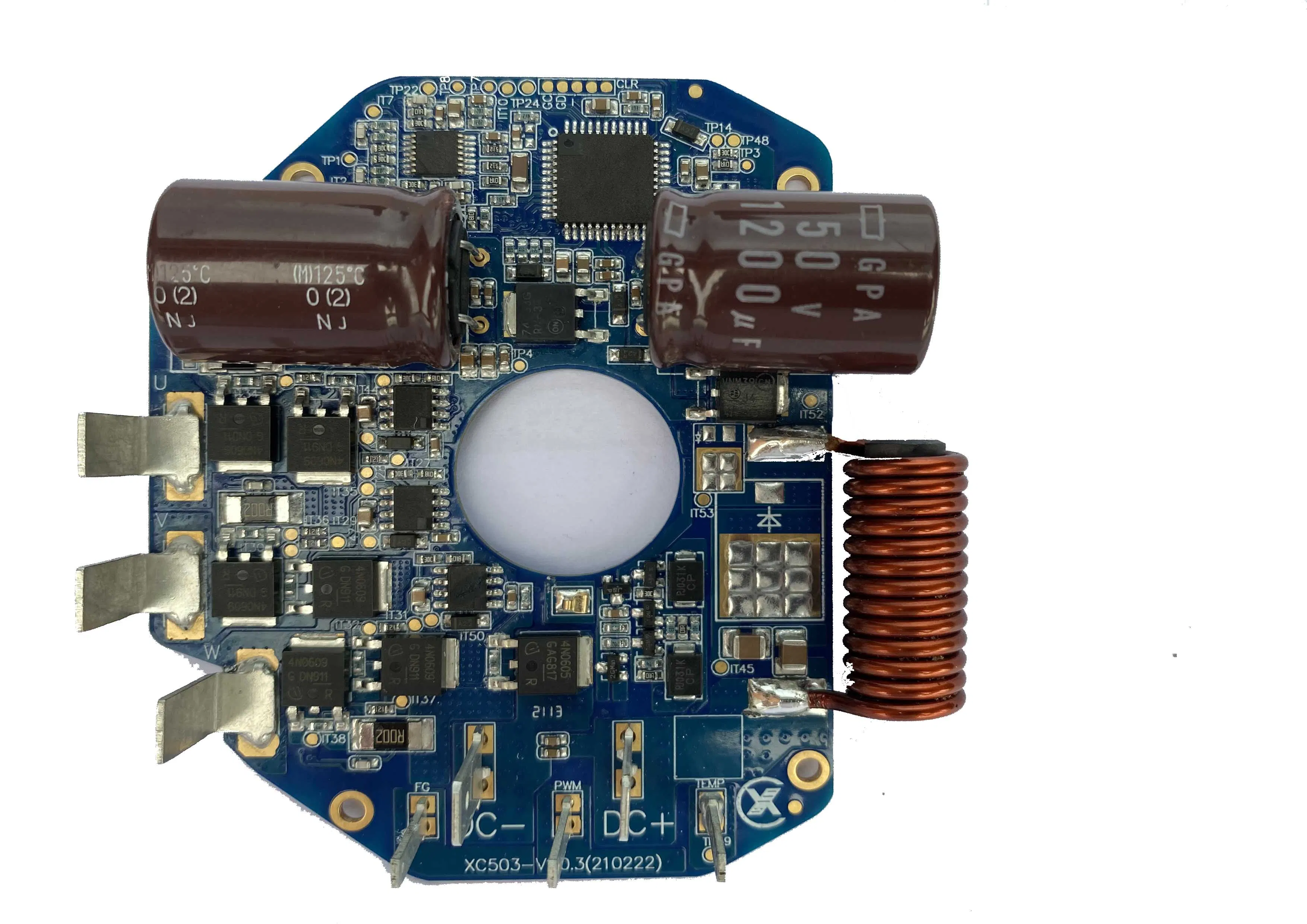 480W 20A 24V New Energy Car Automotive Cooling Fan Brushless DC Motor Electric Speed Controller