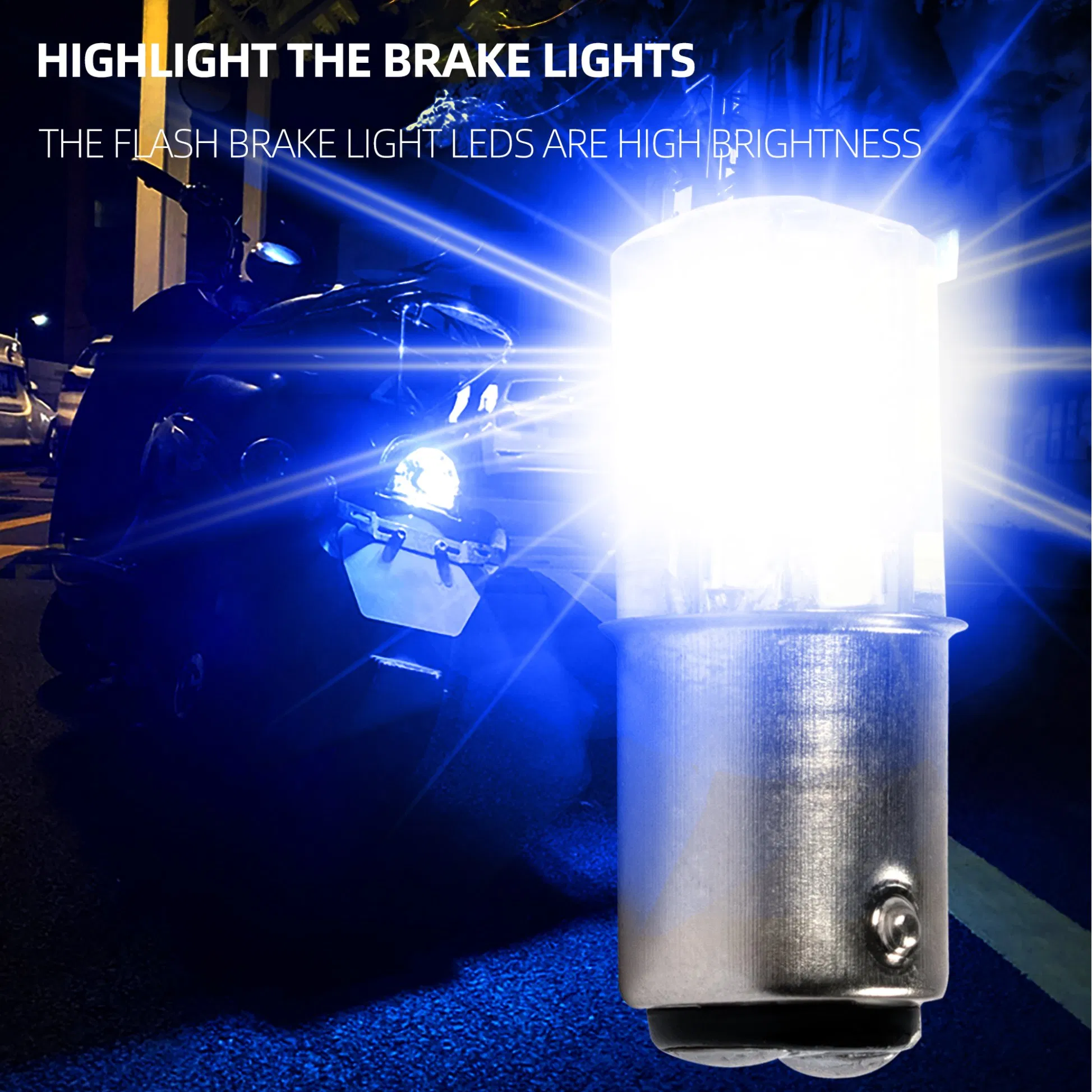 Светодиодная лампа 1157 2835 24 LED для стоп-сигнала и габаритов