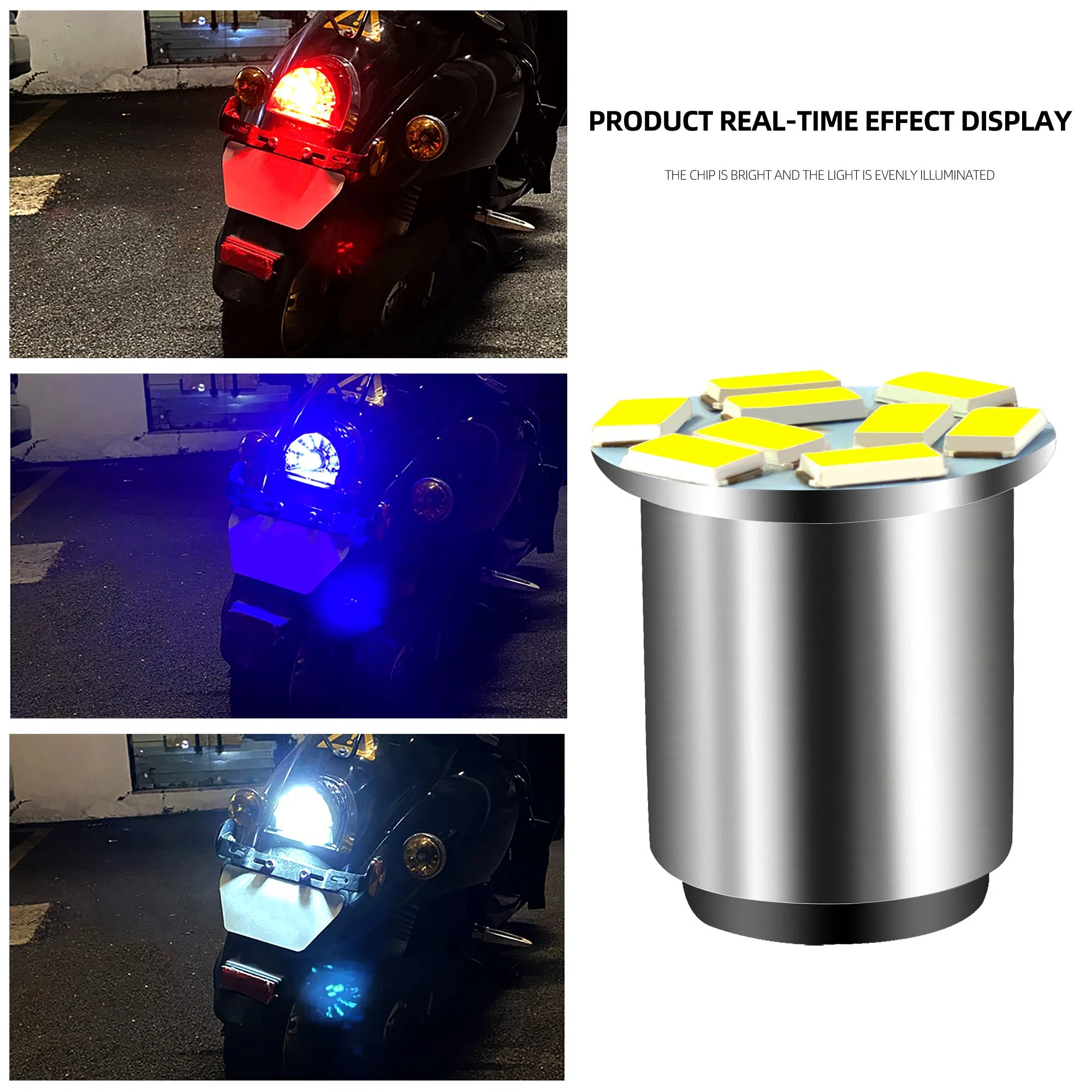 Белая светодиодная лампа 12V 1157 5730 9 Flashing для стоп-сигнала