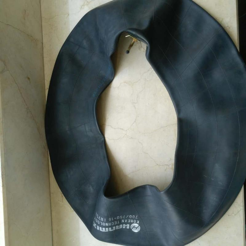Hanmix Truck Tire Car Tyre Tube LTR Korean Technology Natural Rubber Tube 700/750-15, 700/750-16, 825-16, 900/1000-20 Butyl Inner Tube