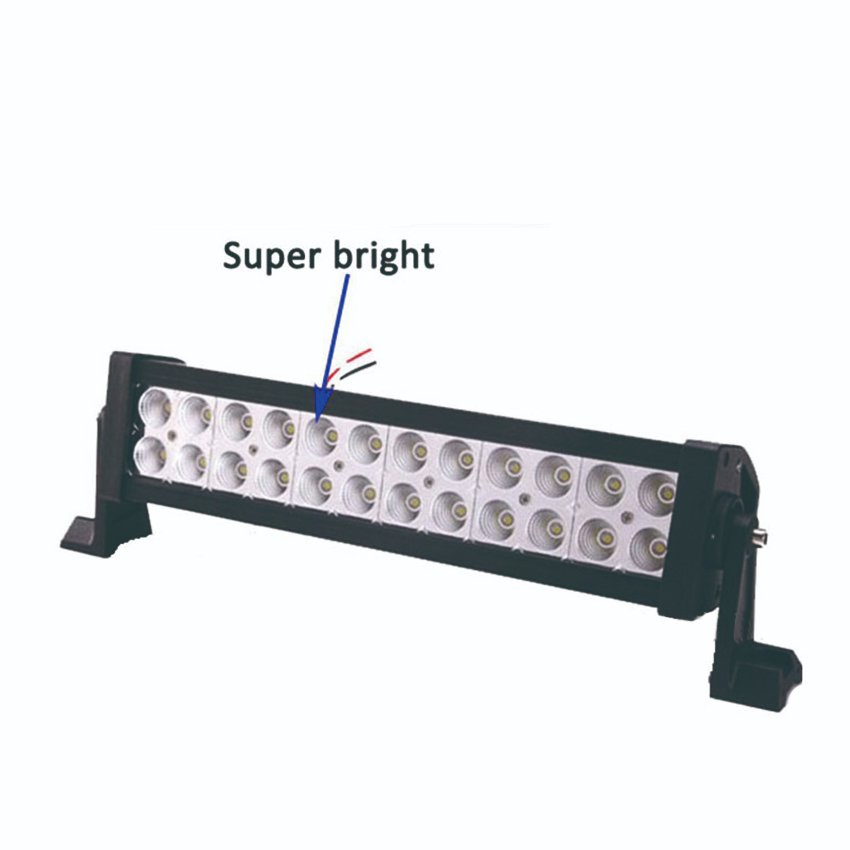 4 Inch 126W 12600lm Work Offroad LED Light Bar Car