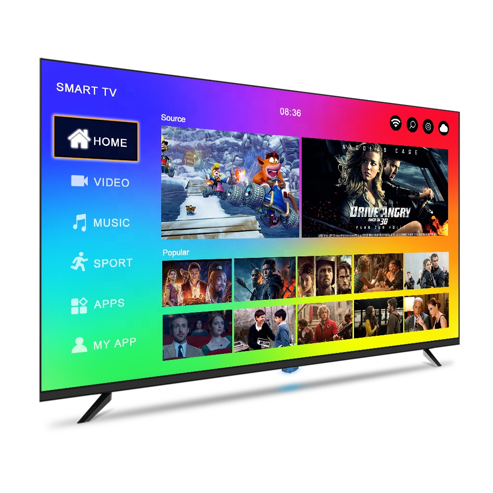 Умный 4K Ultra HD Mini LED телевизор на Android с Google, безрамочный, 43–95 дюймов, 120 Гц