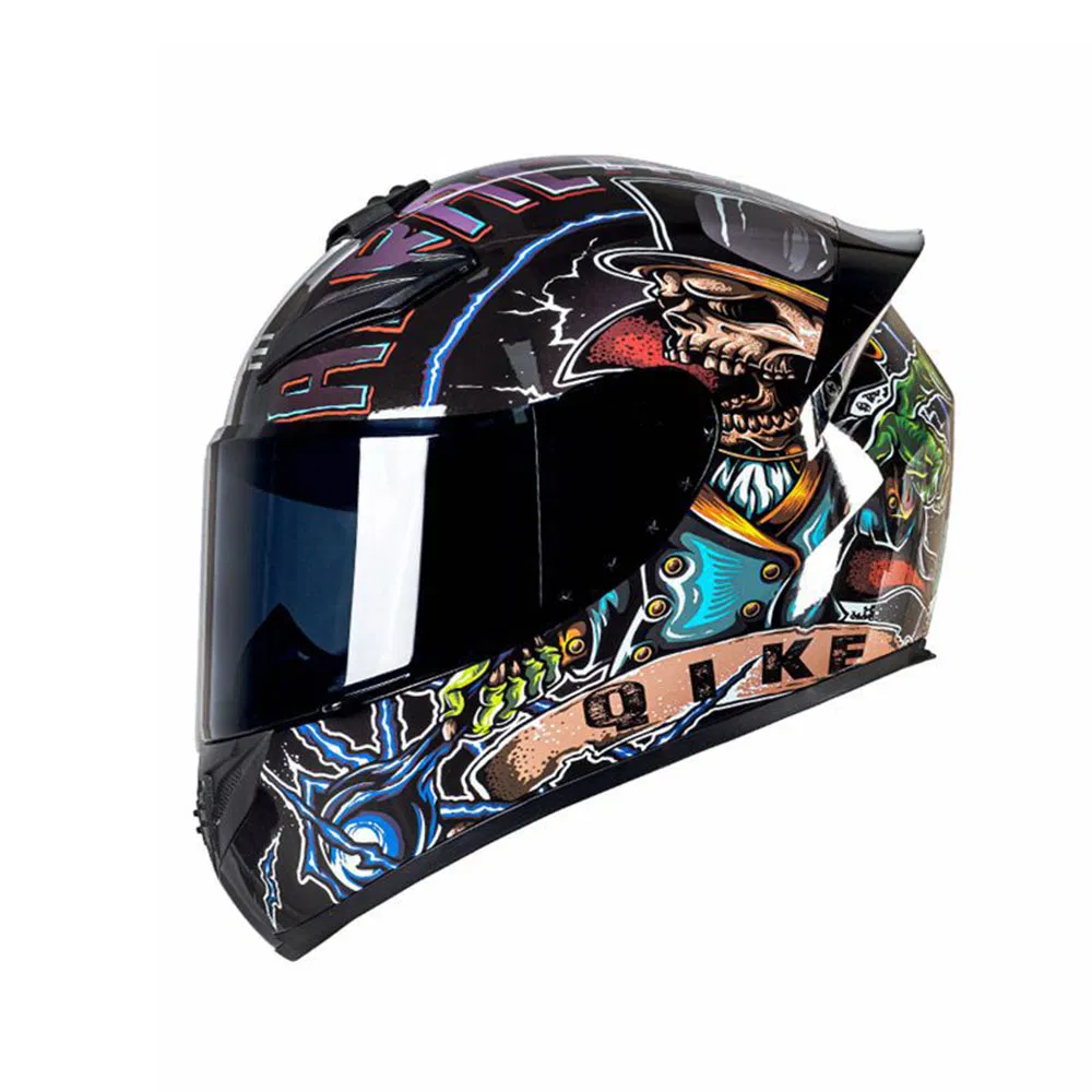 Зимний мотошлем полнолицевой, сертифицированный DOT/ECE