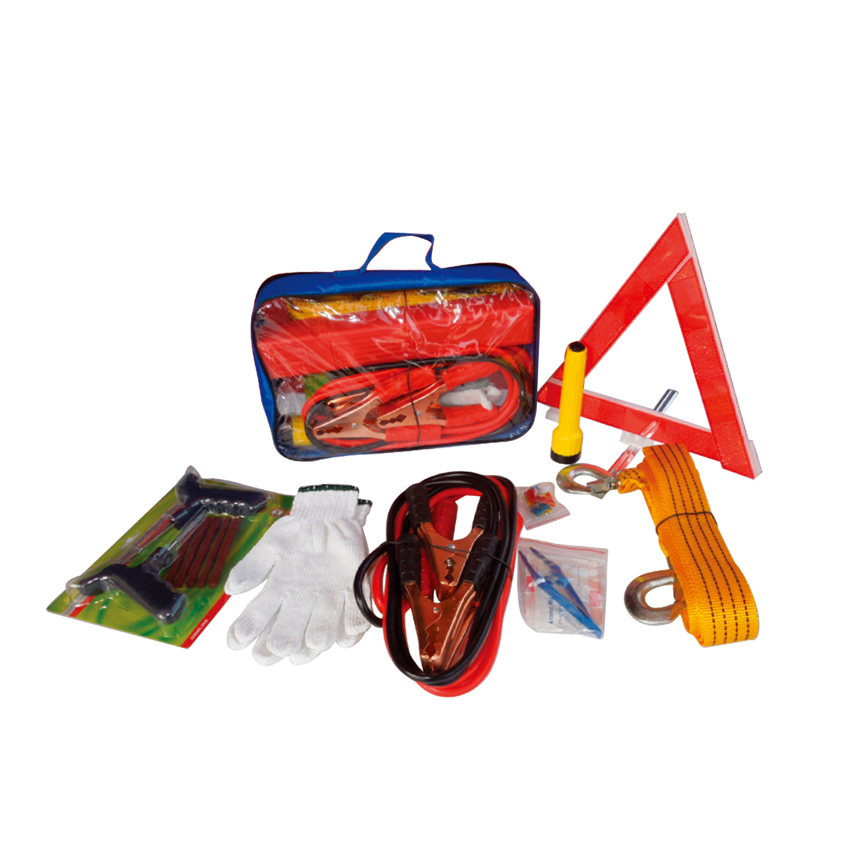 Justin Case Auto Safety Kit Travel Set Emergency Roadside Tools
