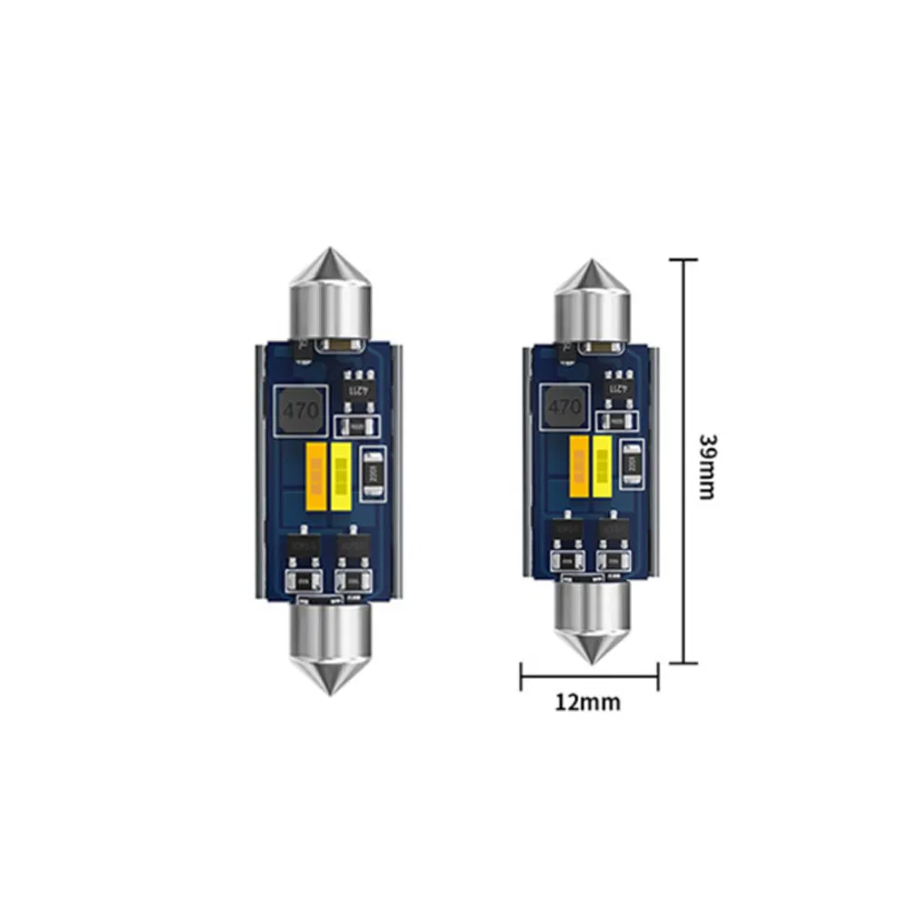 Светодиодная лампа C5W 36мм Dual Colour для авто