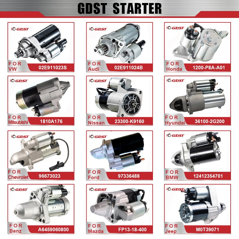 Стартер GDST 28100-0T110 12V 2.2кВт для Mitsubishi Colt, Galant