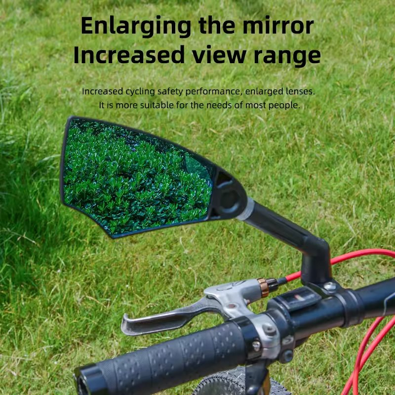 360 Degree Rotating Adjustable Bike Rearview Mirror Adjustable Telescopic Reflective Riding Mirror
