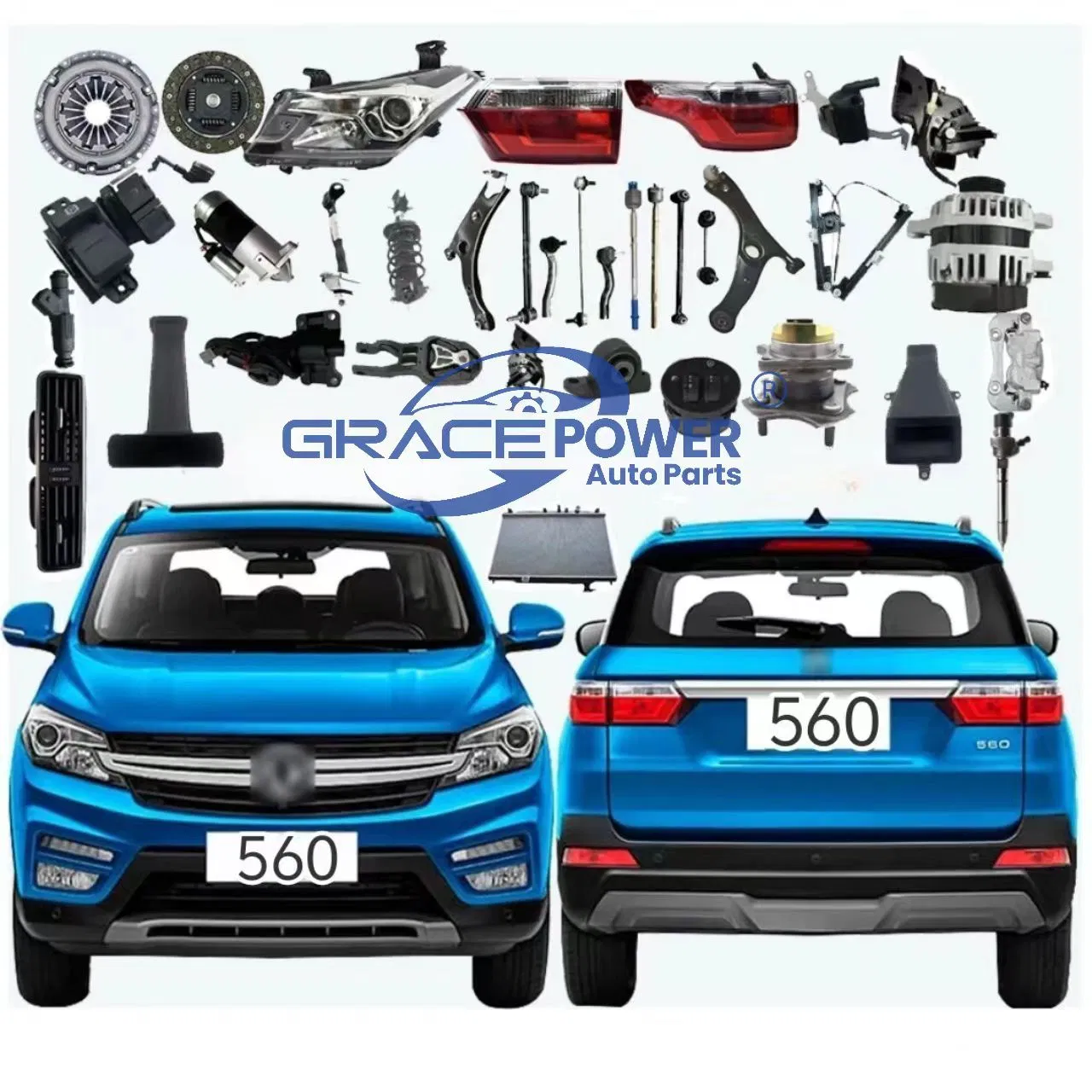 Good Performance Auto Parts OE 4121010-Fk02 Left Headlight for Dongfeng Dfsk Fengguang / Glory S560