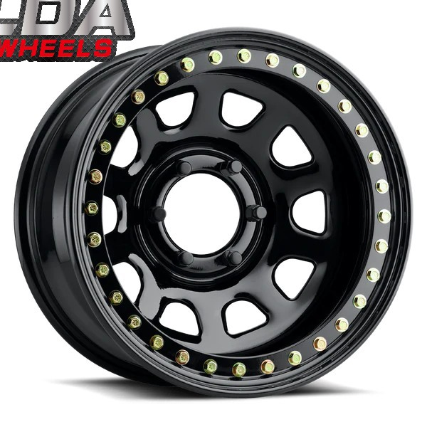 Стальной диск для внедорожника 4x4, черный