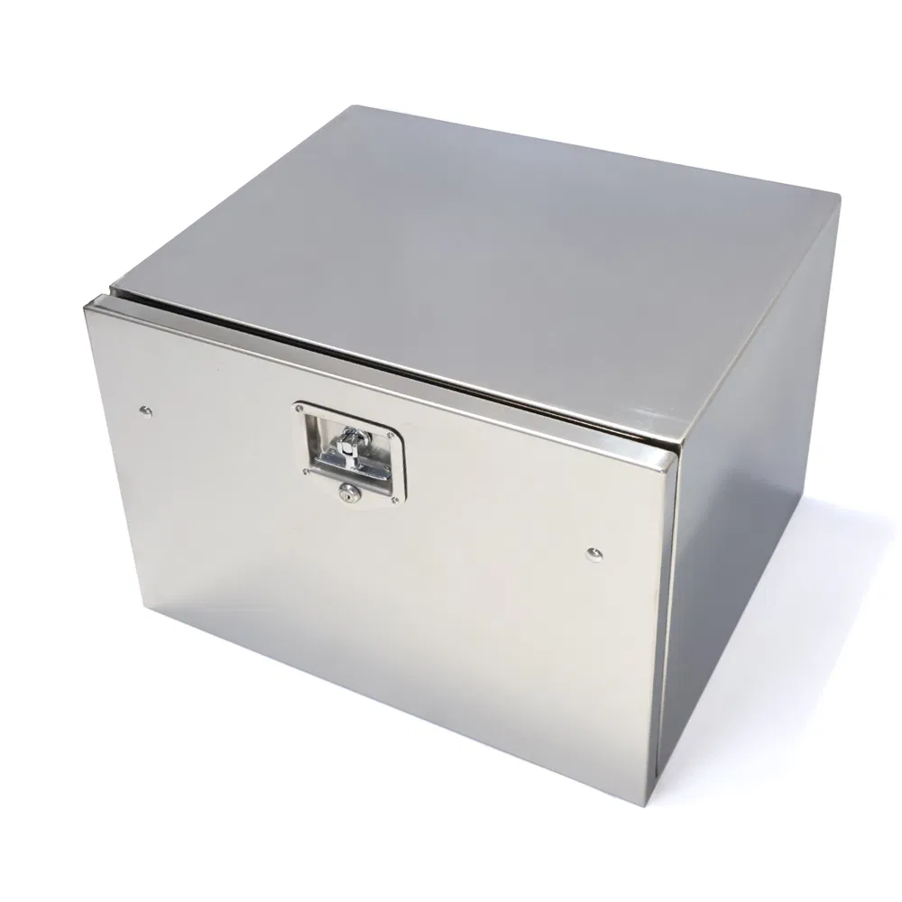 Stainless Steel Truck Tool Box, Truck Tool Box with Lock 18"X 18" X 24"