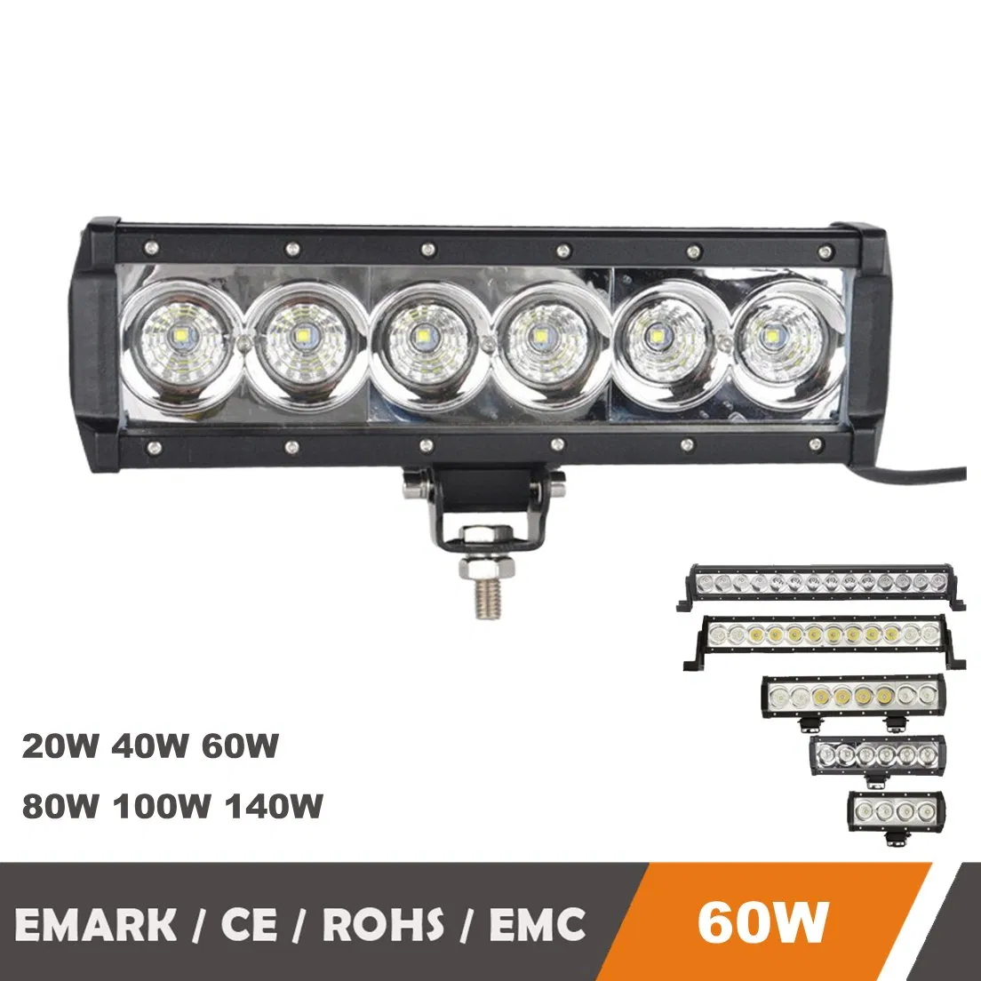 Светодиодная линейка 60W 10.4" для UTV ATV SUV