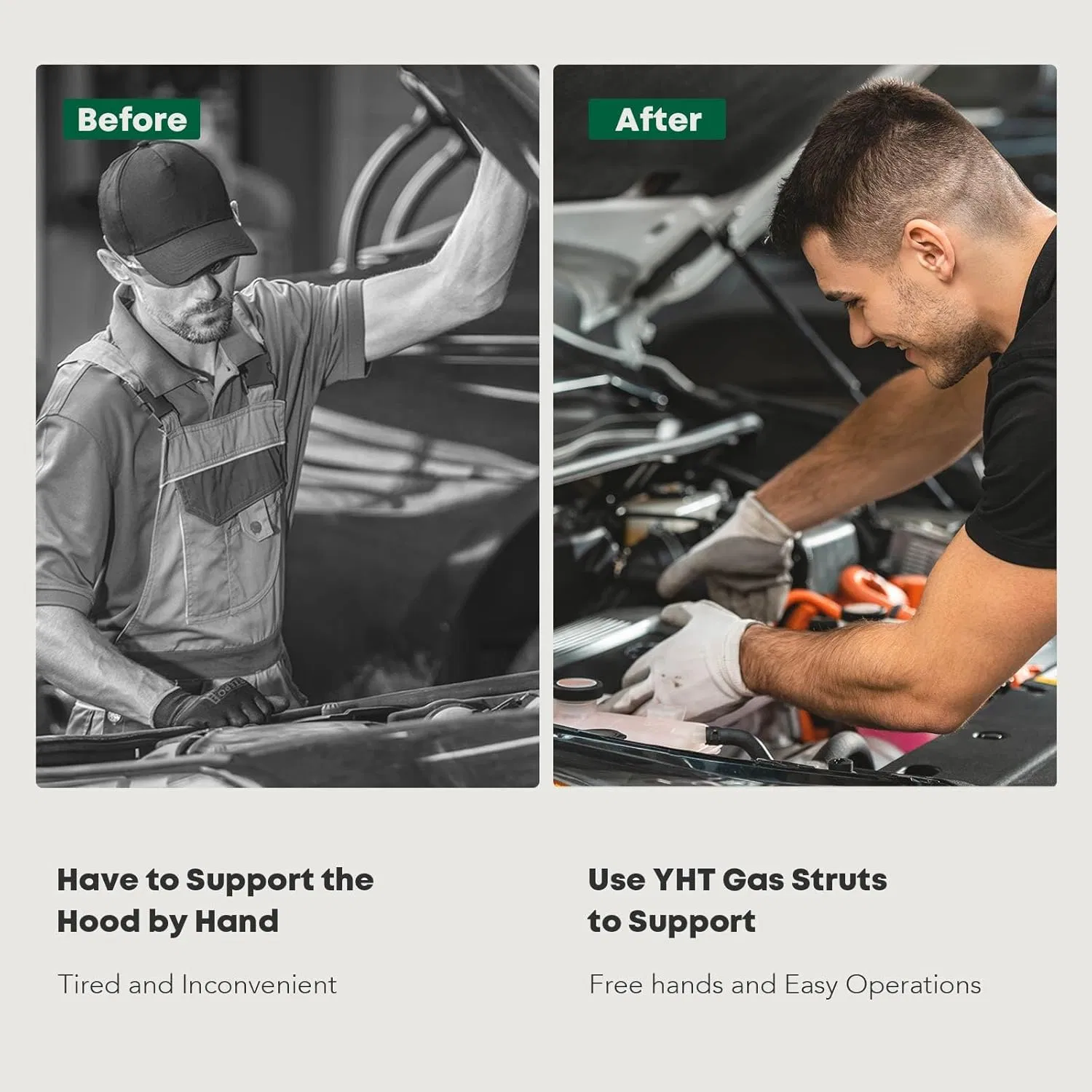 Газовые упоры капота для Land Rover