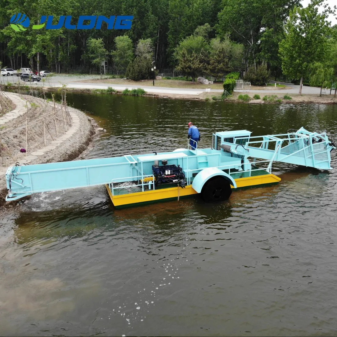 Скиммер-сборщик водных растений JULONG-AWH85