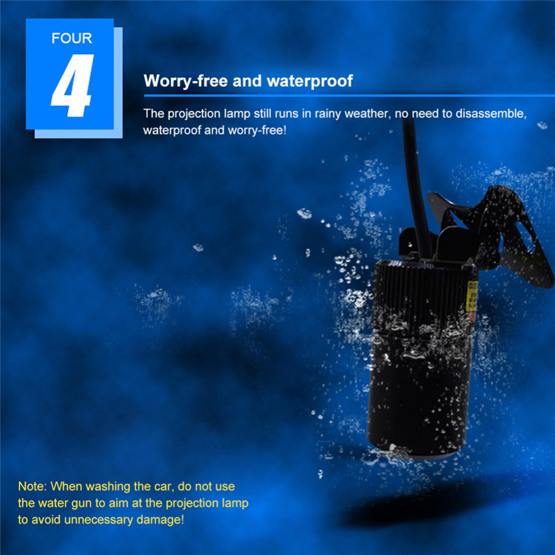 Проектор Ангельские Крылья для мотоцикла, LED-лампа