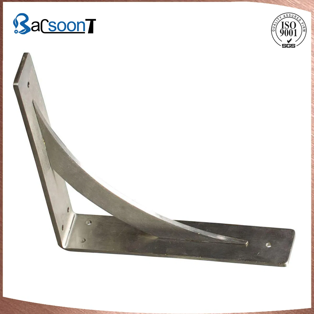 Customized Steel/Stainless Steel/Carbon Steel Lost Wax Casting/Investment Casting Steel Auto Part Bracket with Sandblasting/Machining/Polishing