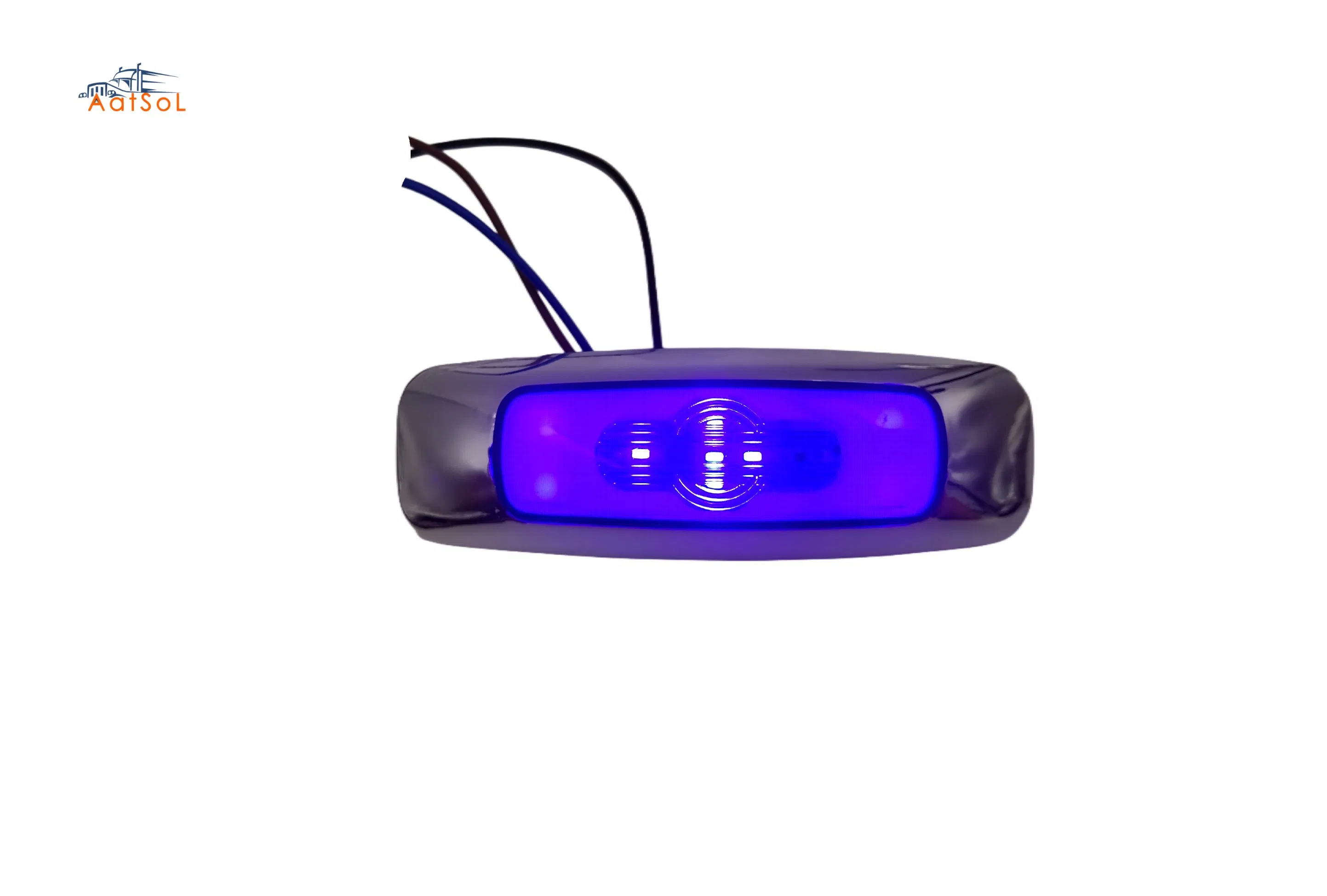 Синий светодиодный габаритный стробоскоп для авто, 6 LED