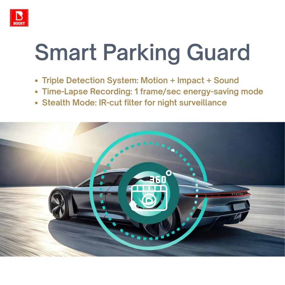 Dash Camera 4K 1080P Dual Recording Front UHD Rear HD Parking Monitor