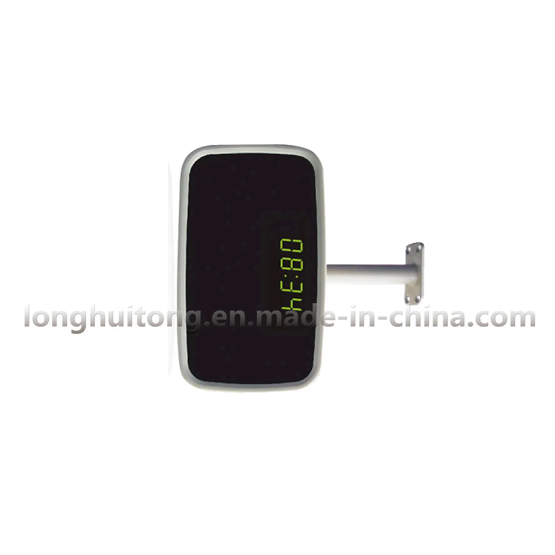 Ultra-Thin LED Digital Rearview Mirror Triple Display (Time/Date/Temp) High-Brightness Adjustable LED Screen