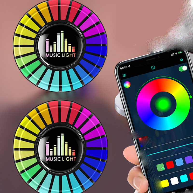 Голосовая светодиодная лампа для авто с ароматерапией