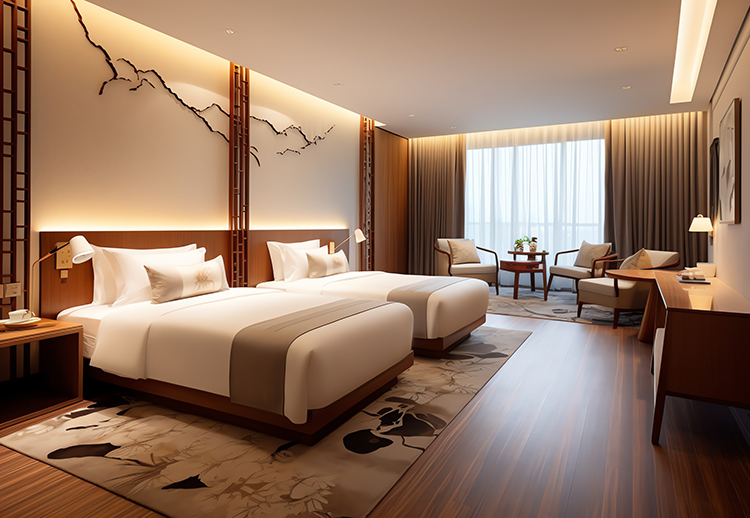 Роскошный комплект мебели для спальни и гостиной 5* отеля