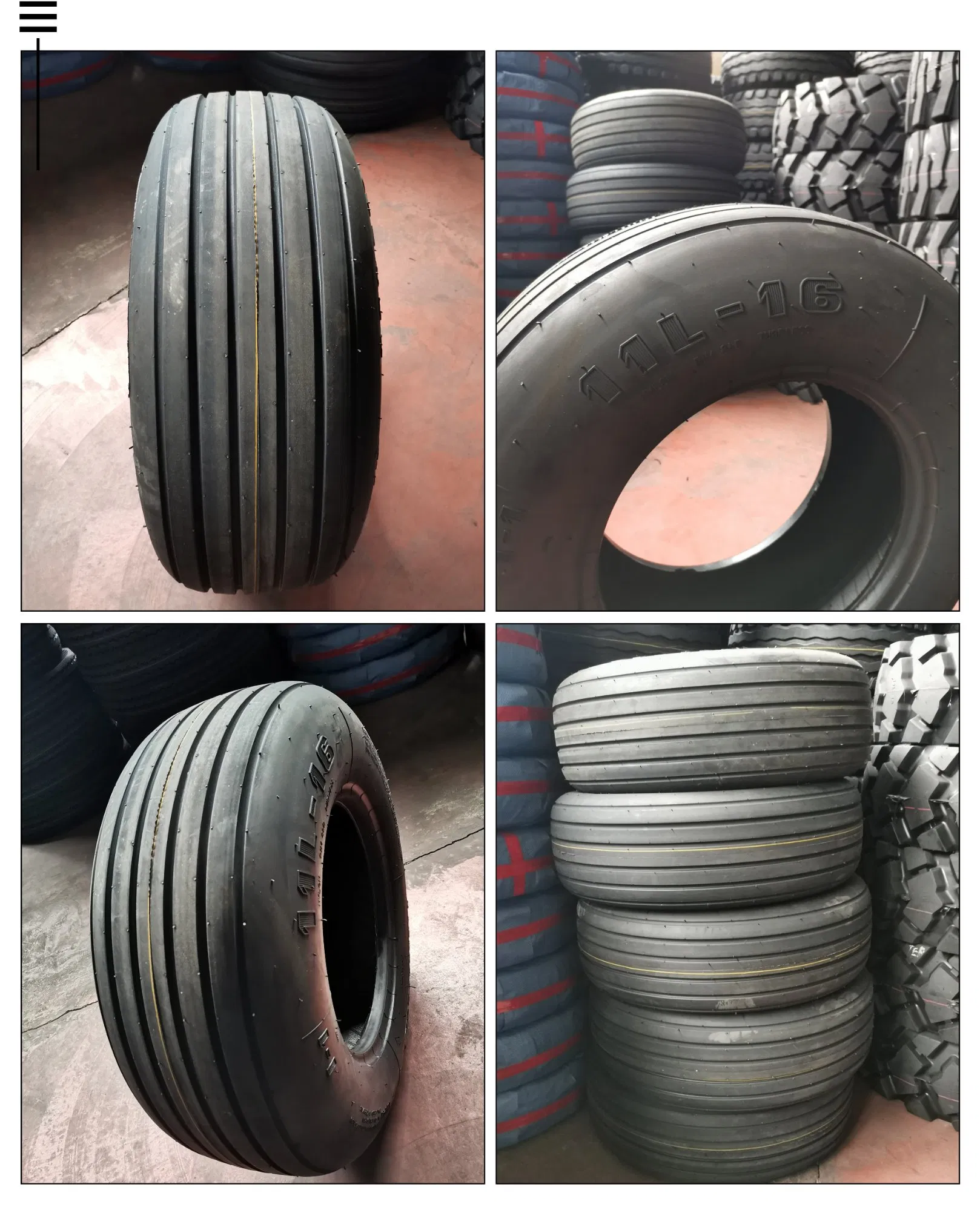 Hanmix Agriculture Industrial Farm Paddy Feald Rice Transplante Tyres Irrigation Wheels Solid Rubber for Tractor Harvester 600-16, 750-16, 760L-15 Tire