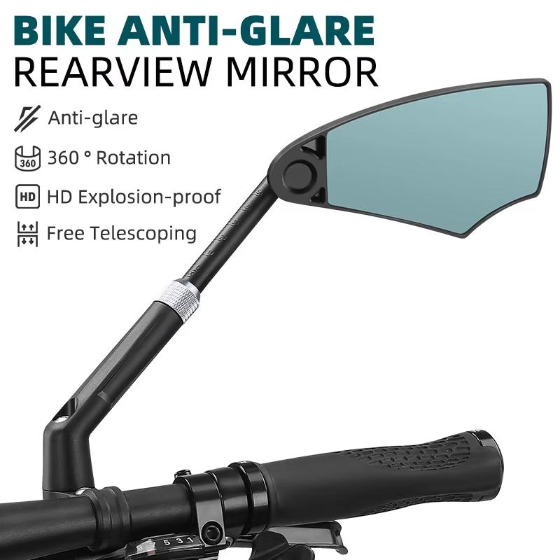 Drop Shipping Bicycle Handlebar Reflector Rear View Mirror Mountain Bike Electrical Bike Scooter Mirror