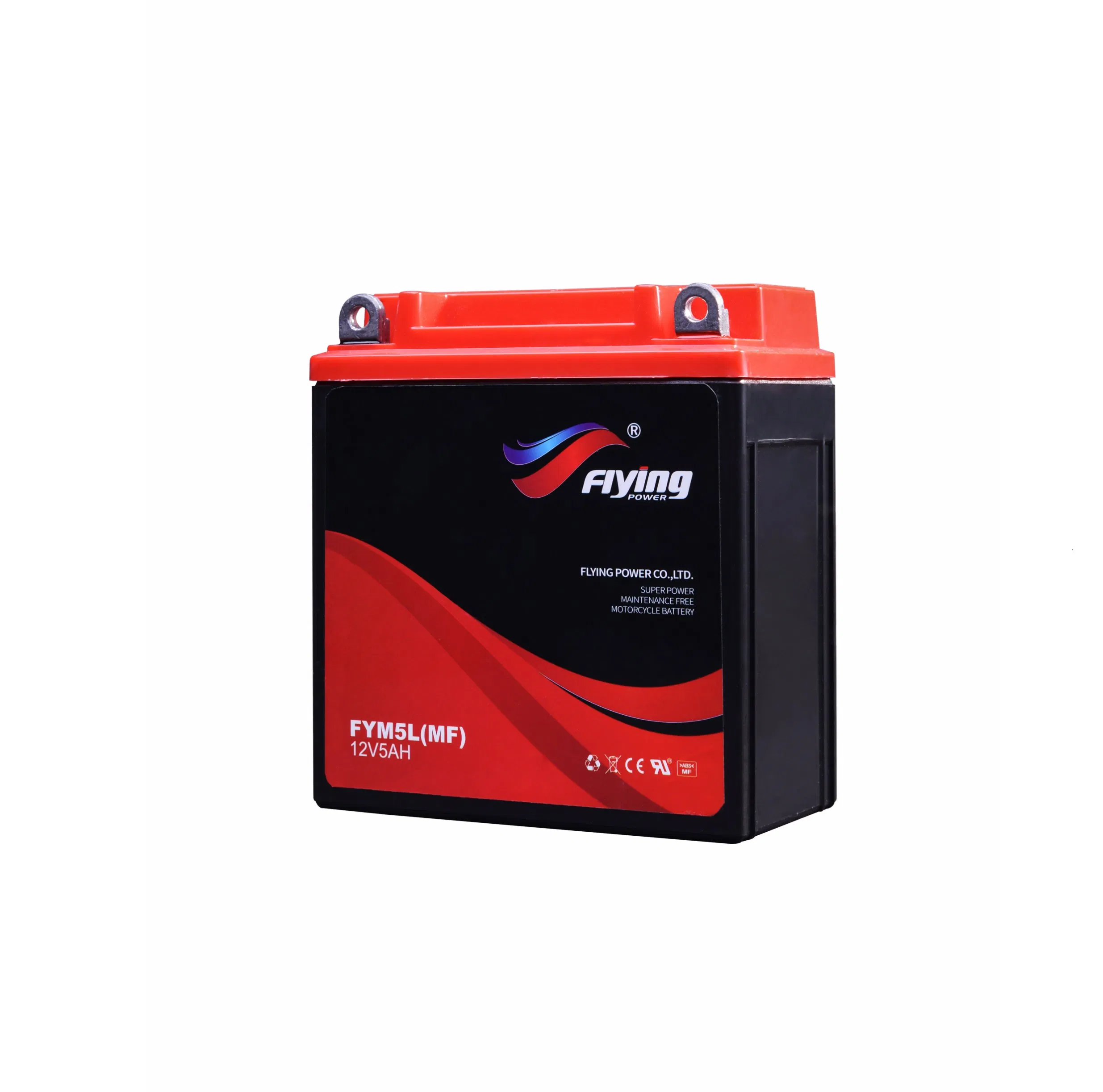 12n5l-BS 1.9kg, Motorcycle Battery, Lead Acid, Maintenance- Free, Activated Battery