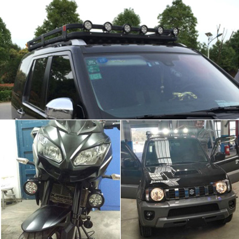 Круглый светодиодный фонарь 18W для авто, 12-24В