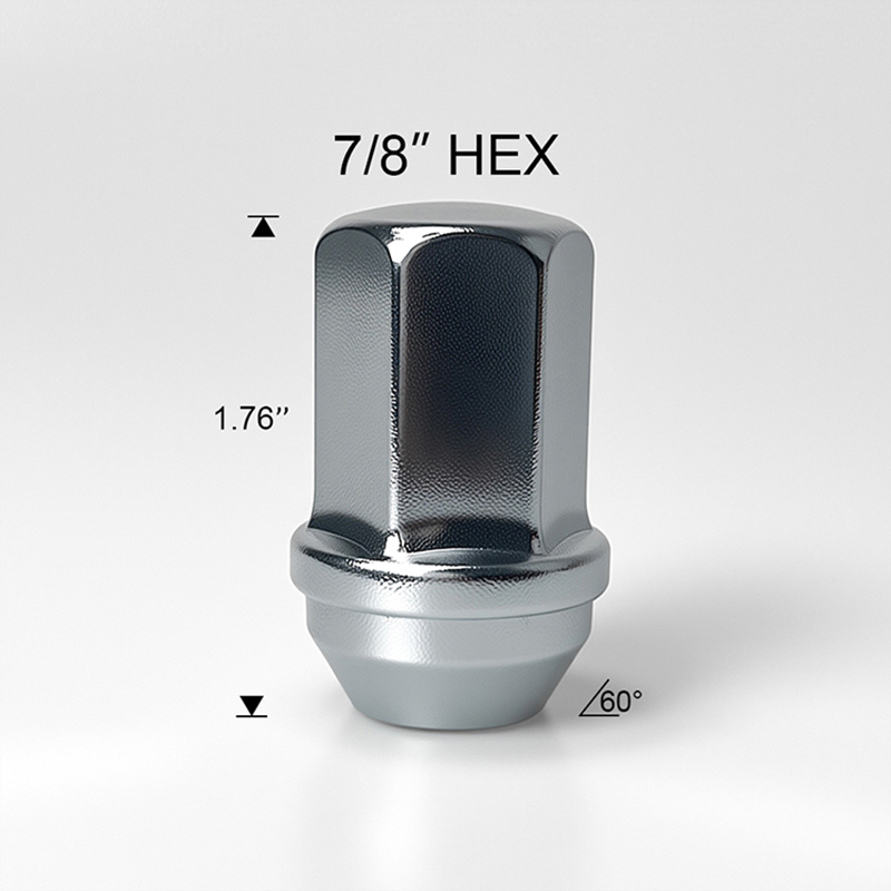 Хромированные гайки-секретки M12 M14 для авто