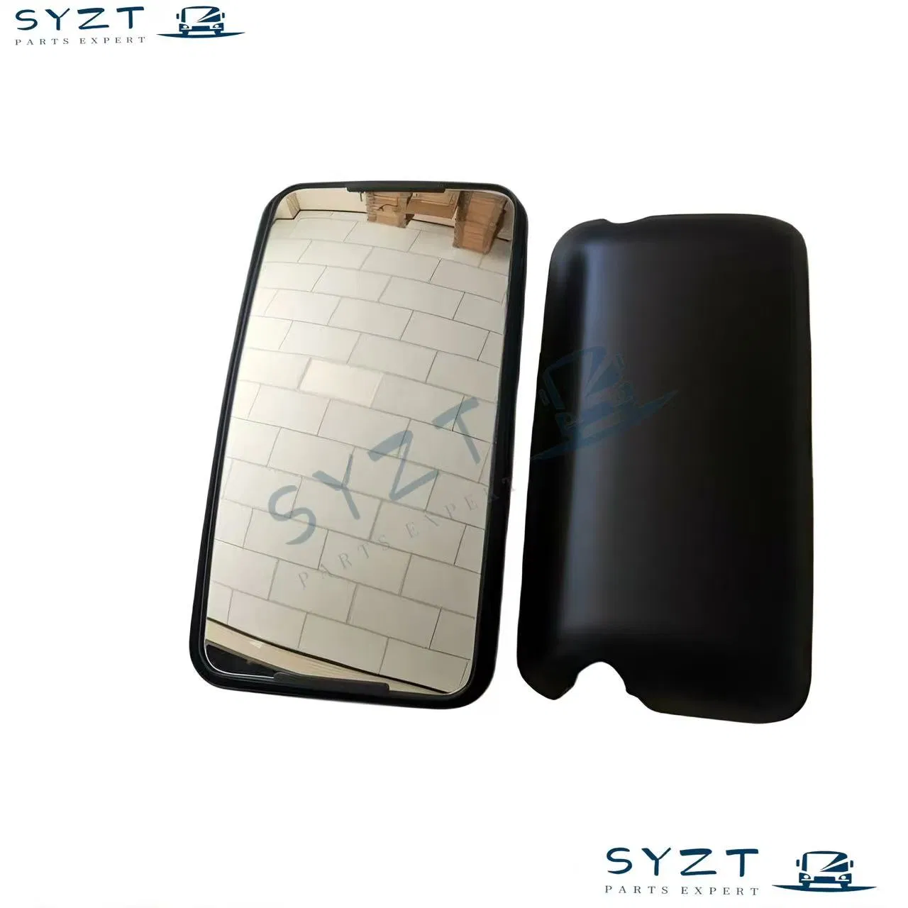 General-Purpose Truck Rearview Mirror, Double-Curved Rearview Mirror, High-Definition Field of Vision