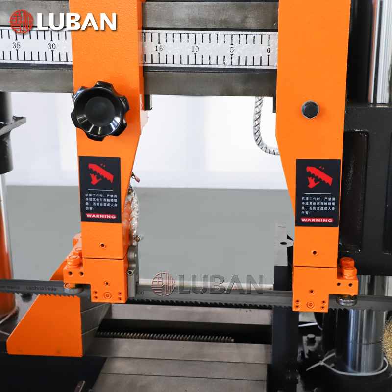 Lubansaw Band Saw Metal Cutting Machine 200-1000mm Semi-Automatic Band Sawing Machine