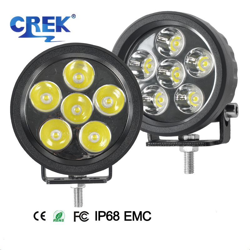 Круглый светодиодный фонарь 18W для авто, 12-24В