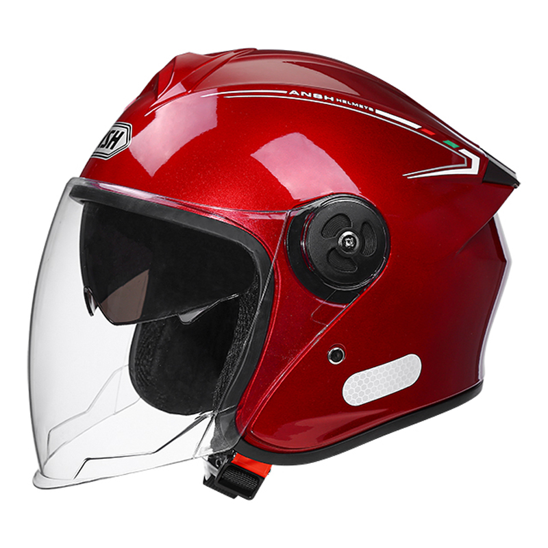 Adjustable Headband Modular Motocross Motorcycle Cycling Protective Adjustable Fit Safety Antiriot Half Face Helmet